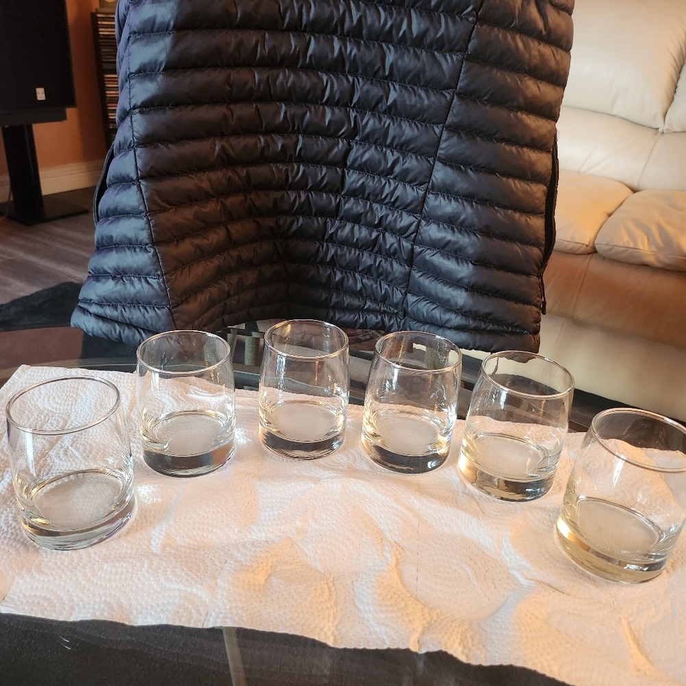 Vintage Johnny Walker Whisky Glasses